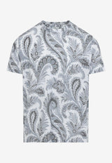 Paisley Pattern Short-Sleeved T-shirt
