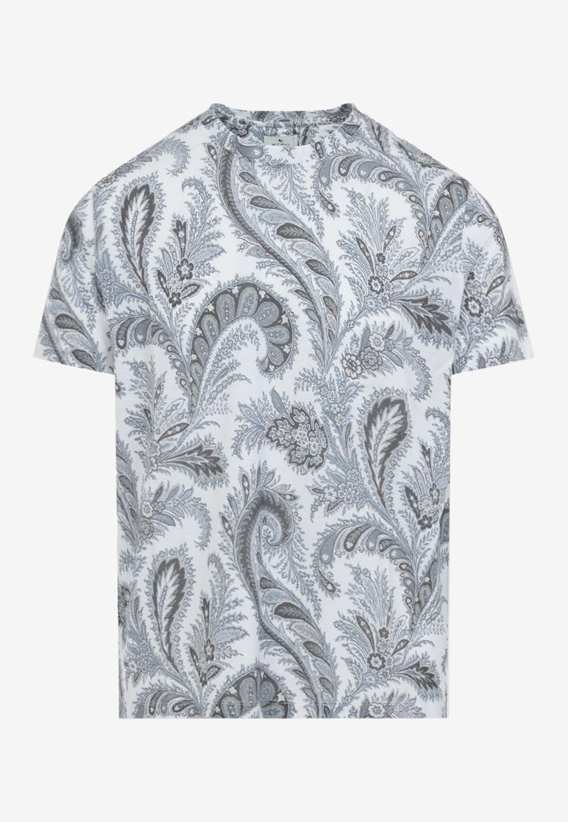 Paisley Pattern Short-Sleeved T-shirt