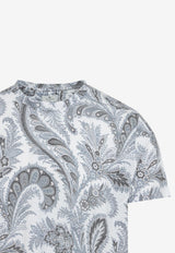 Paisley Pattern Short-Sleeved T-shirt
