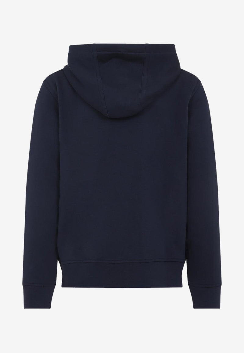 Zipped Hooded Sweatshirt