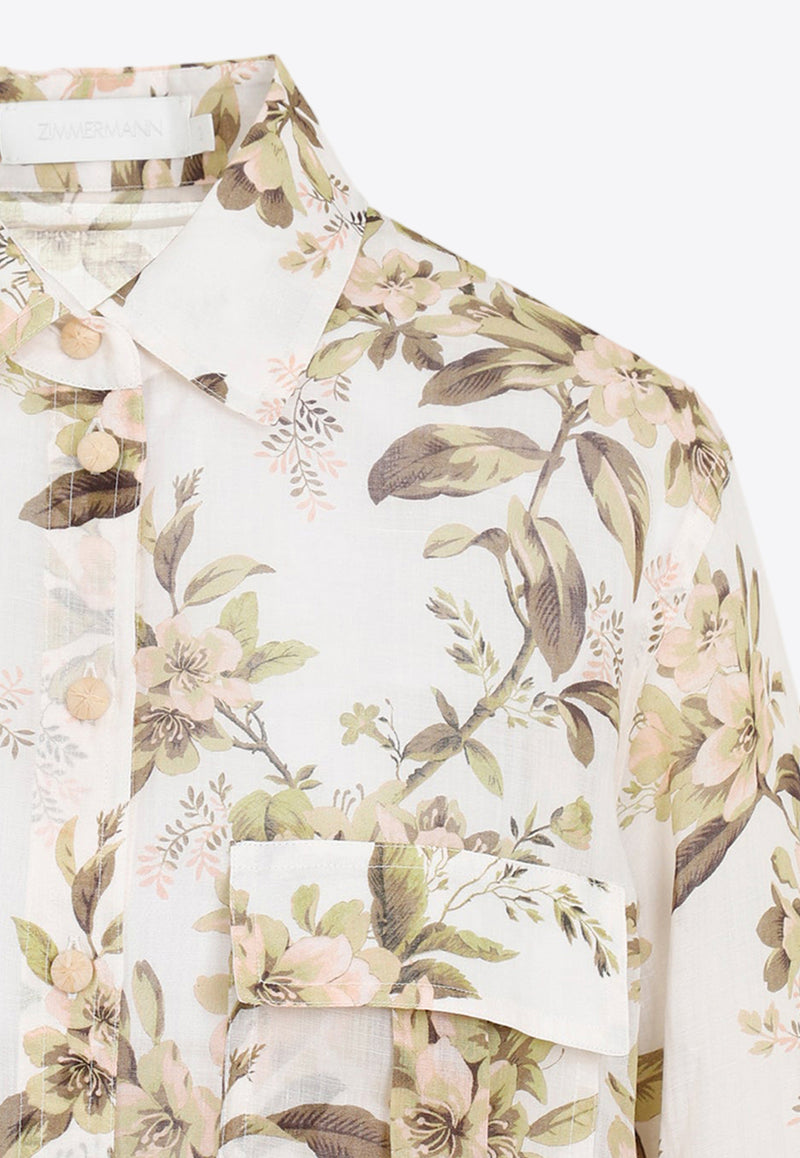 Floral Long-Sleeved Shirt