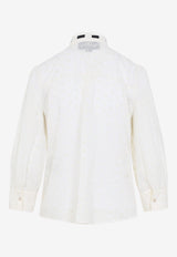 Openwork Long-Sleeved Shirt