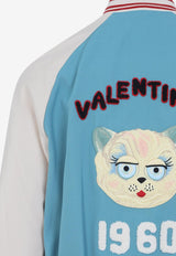 Le Chat de La Maison Color-Block Bomber Jacket