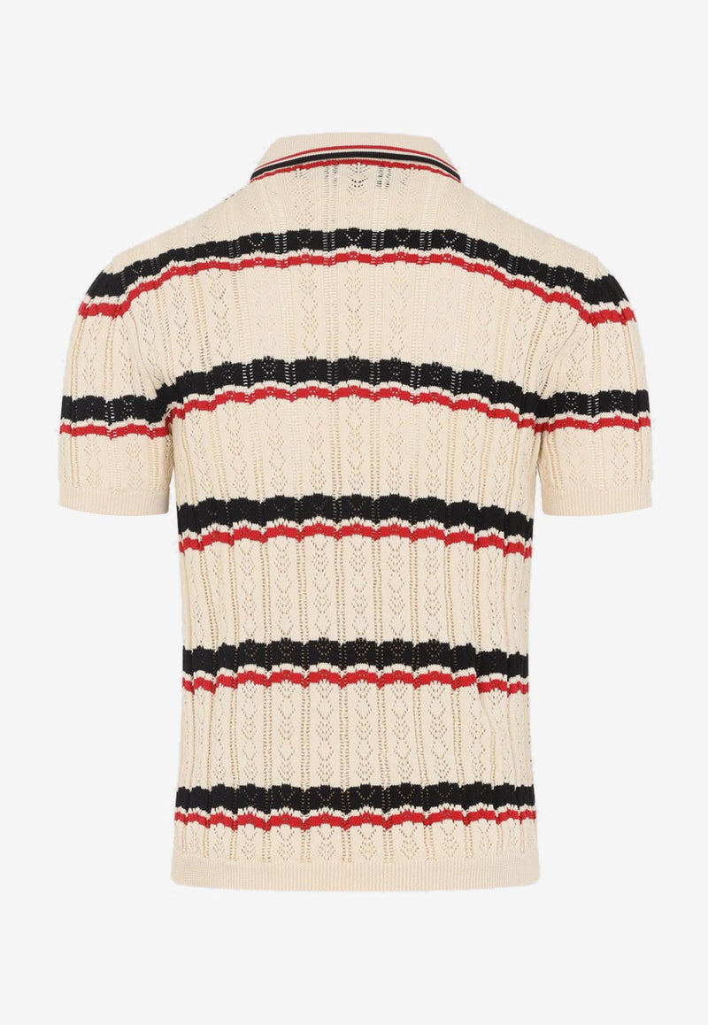 Striped Polo T-shirt