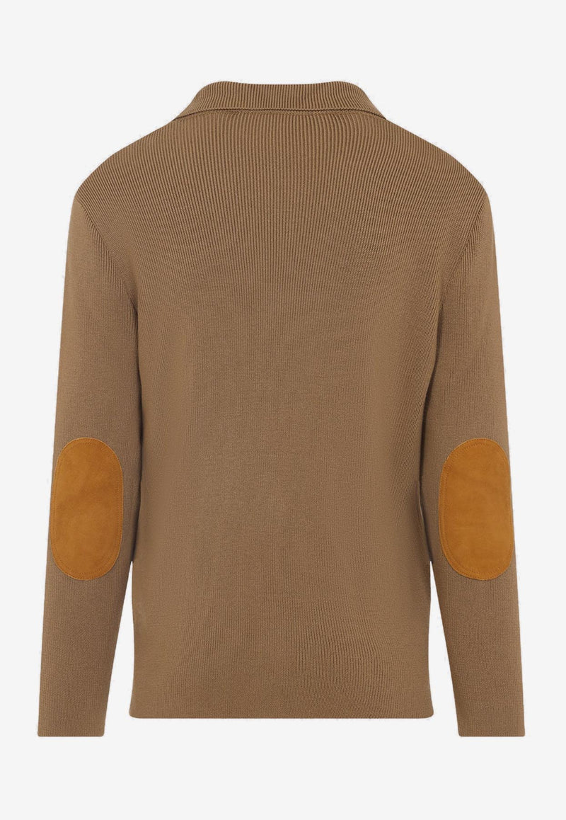 Shawl-Collar Wool Cardigan