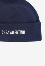 Logo-Embroidered Knitted Beanie