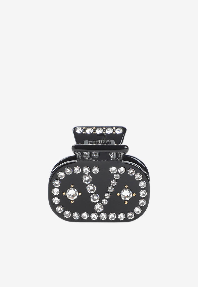VLogo Crystal-Embellished Hair Clip