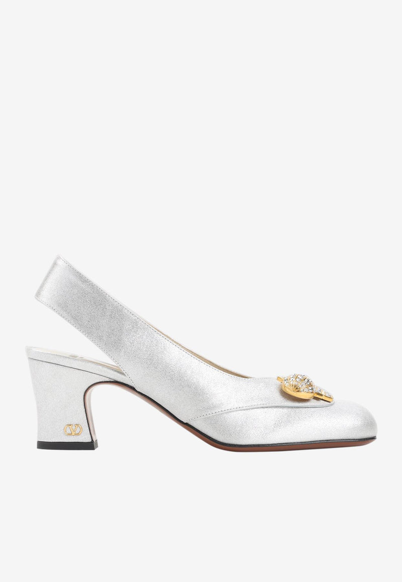 Adamantine 60 Slingback Pumps