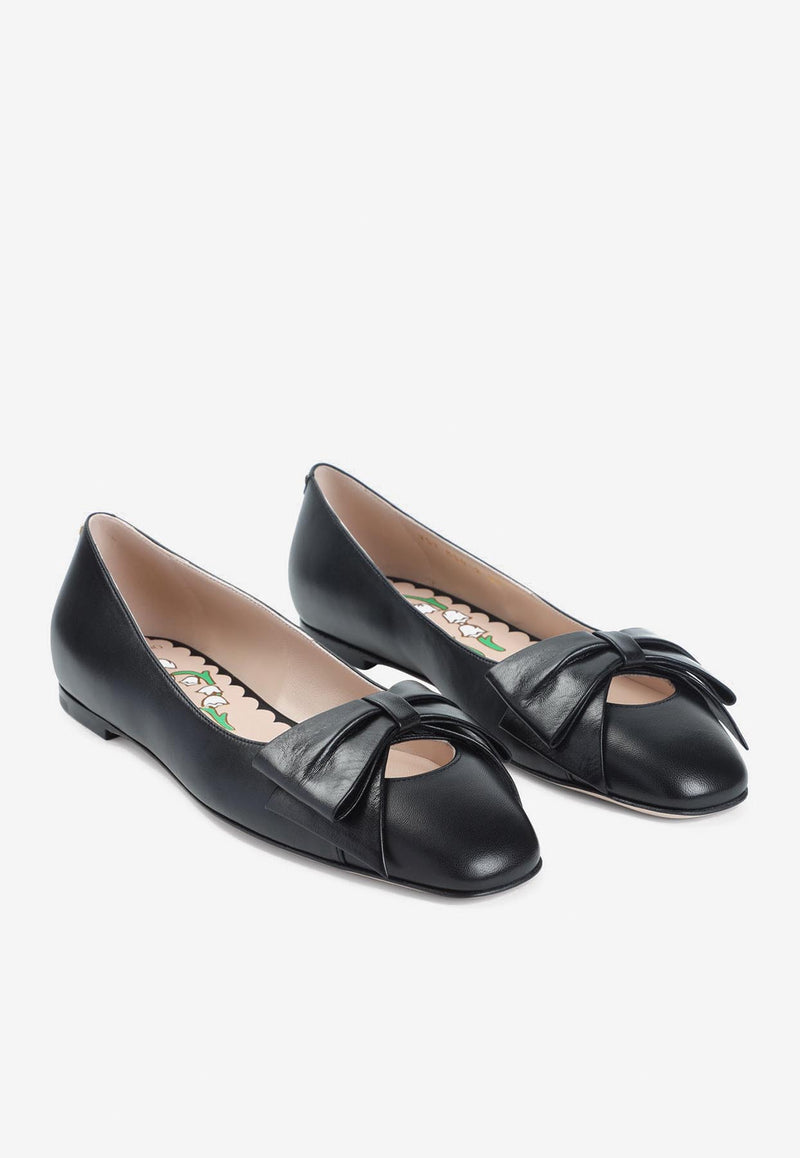 Bowow Leather Ballet Flats