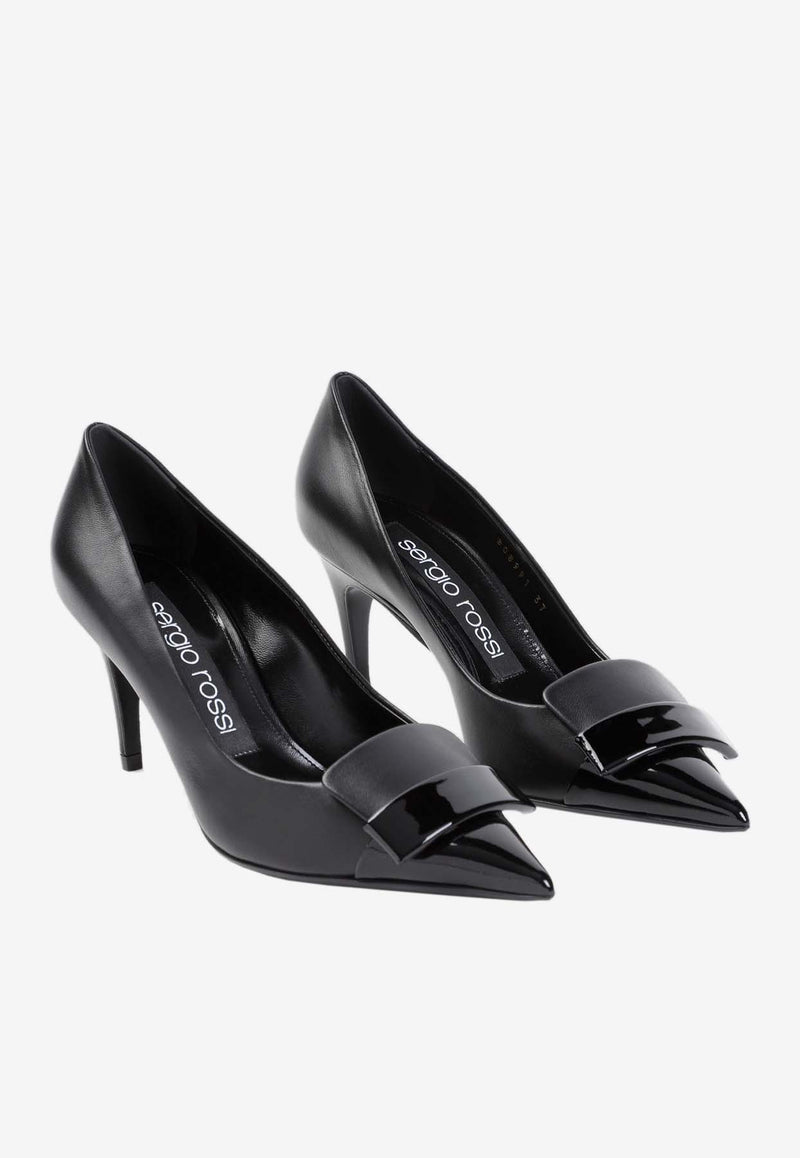 75 Pointed Leather Pumps