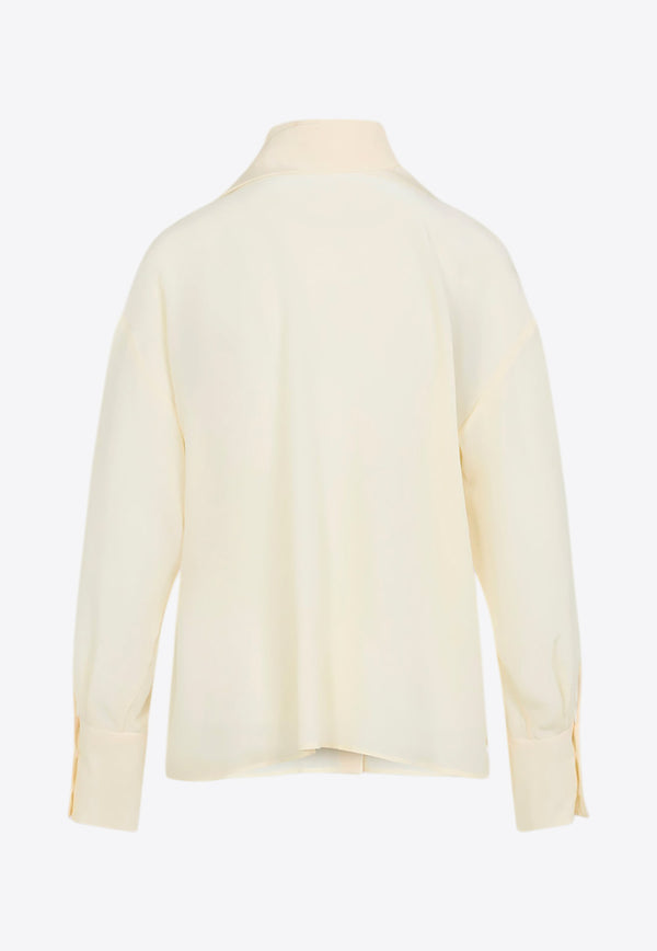 Floral-Embroidered Shirt