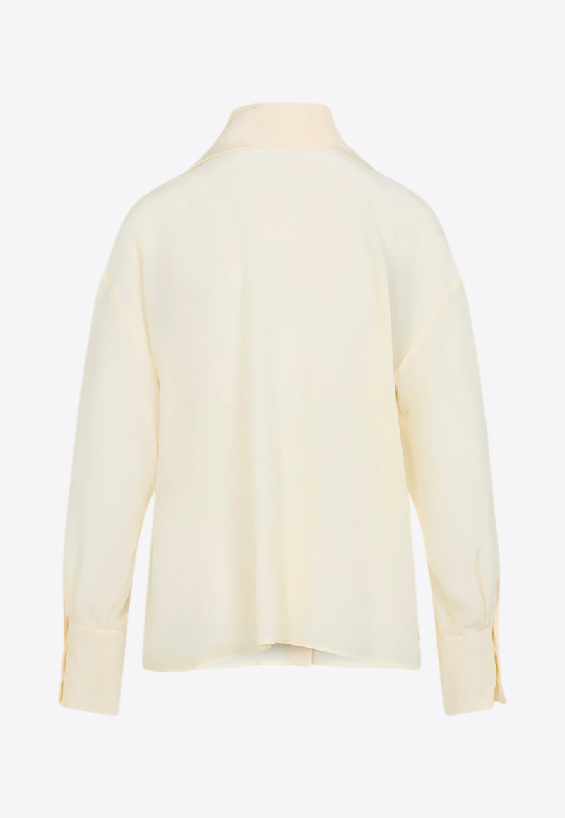 Floral-Embroidered Shirt