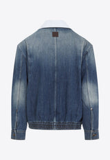 Denim Zip-Up Jacket