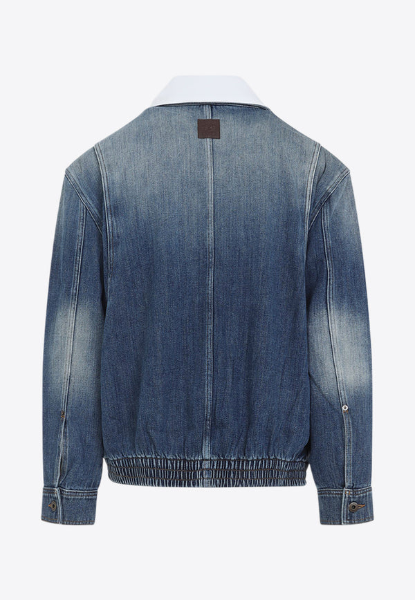Denim Zip-Up Jacket