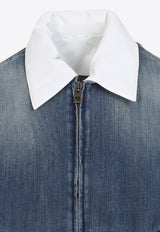 Denim Zip-Up Jacket
