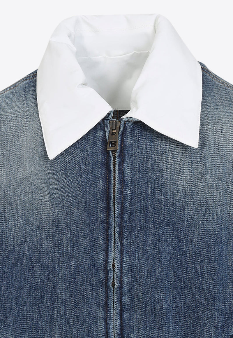 Denim Zip-Up Jacket