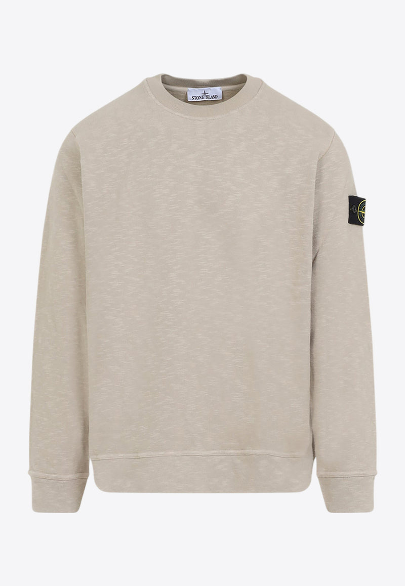 Logo-Patch Pullover Sweatshirt