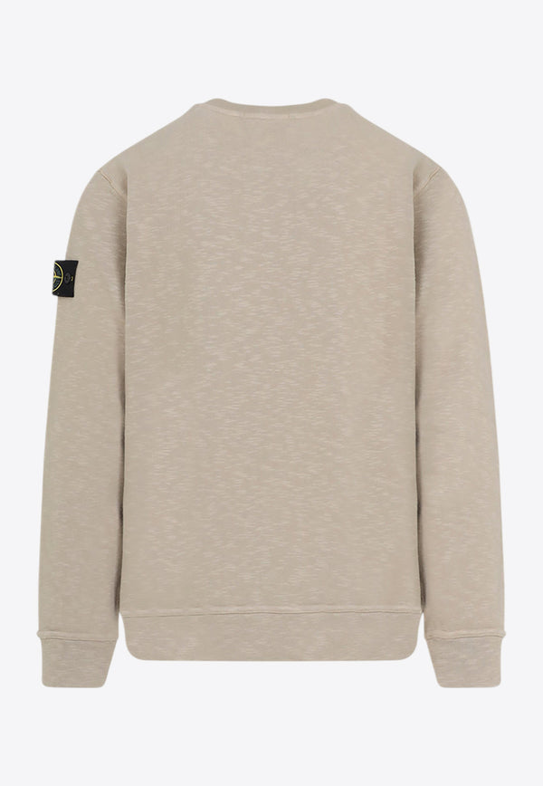 Logo-Patch Pullover Sweatshirt