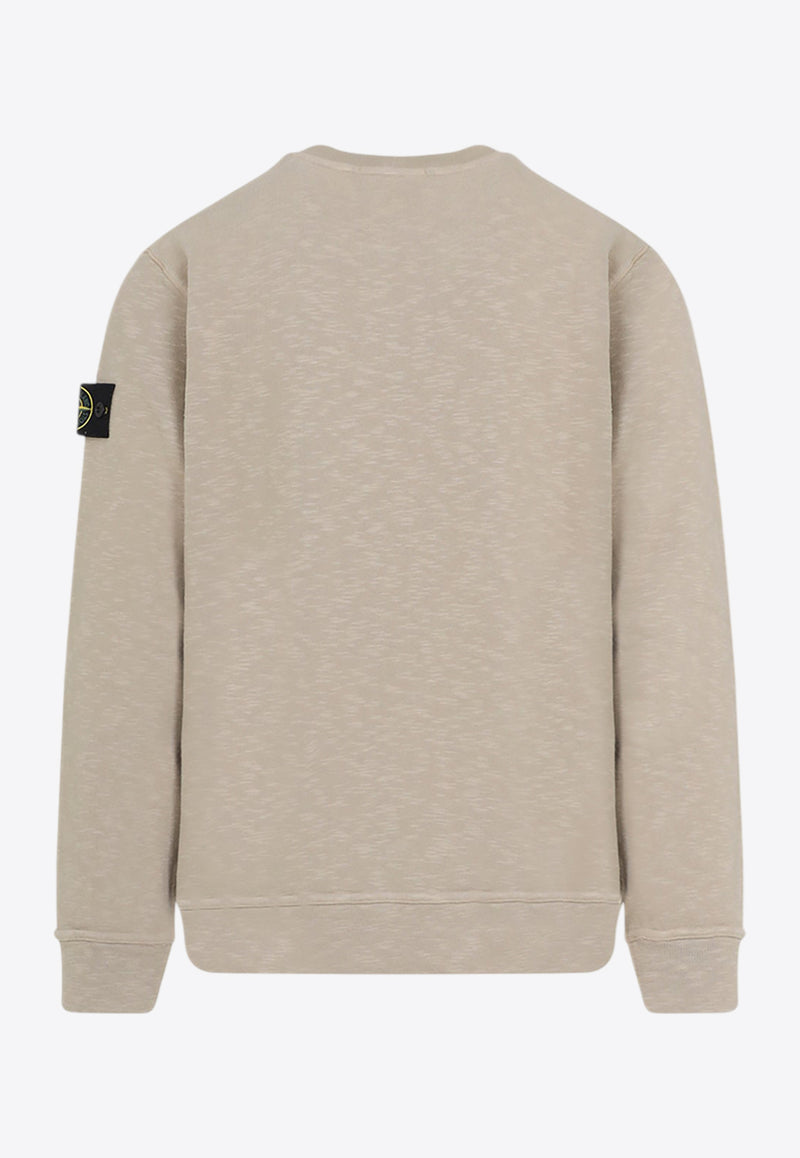 Logo-Patch Pullover Sweatshirt