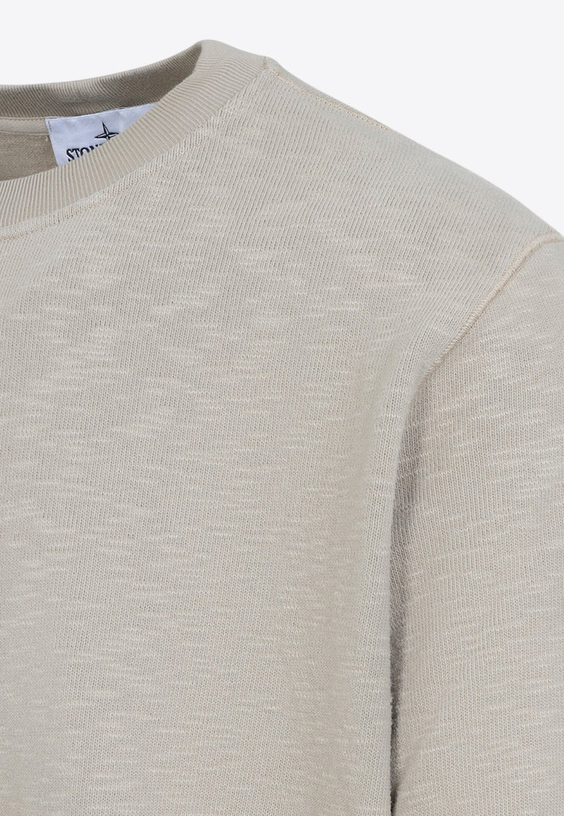 Logo-Patch Pullover Sweatshirt