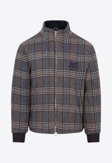 Wool Check Padded Jacket