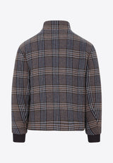 Wool Check Padded Jacket
