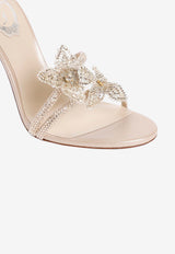 Margot 105 Crystal-Embellished Sandals