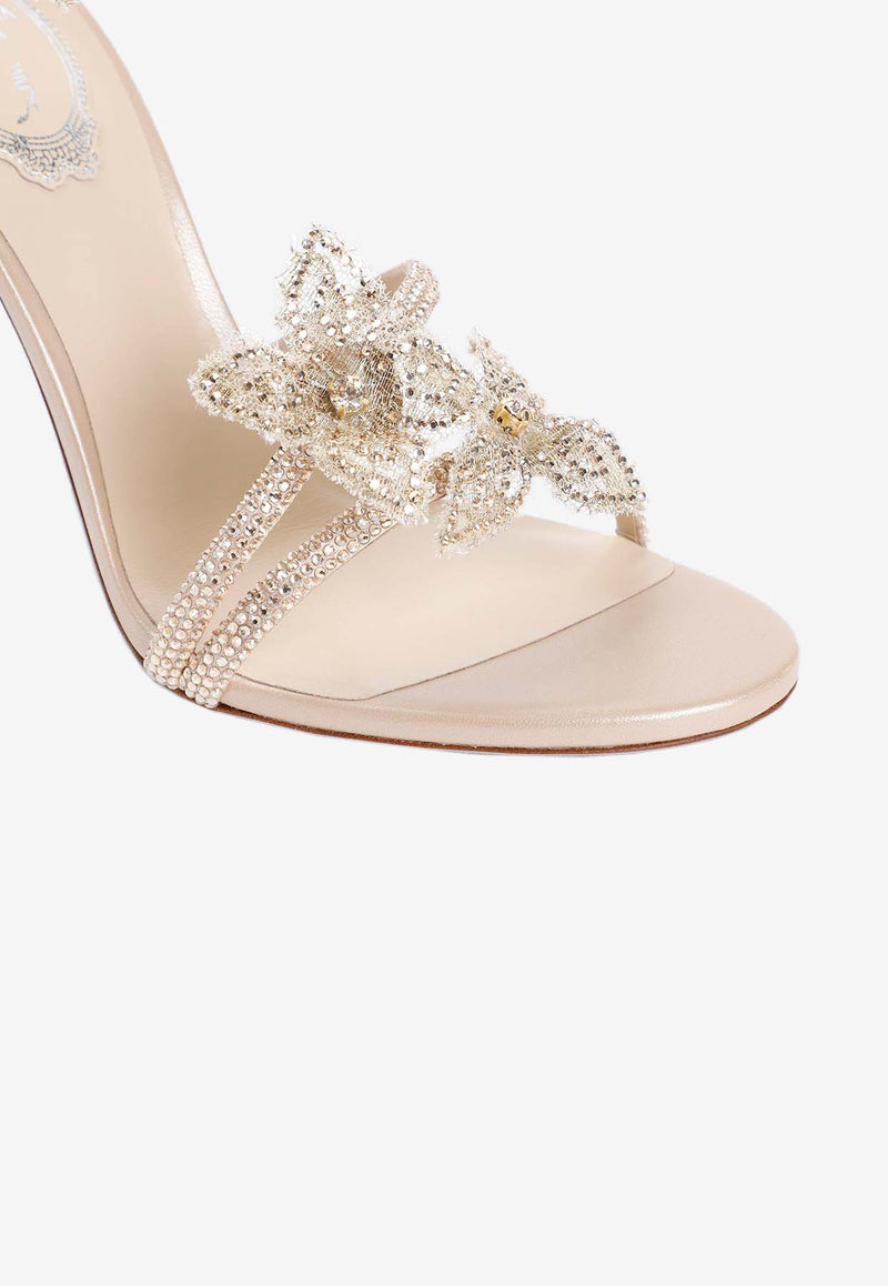 Margot 105 Crystal-Embellished Sandals