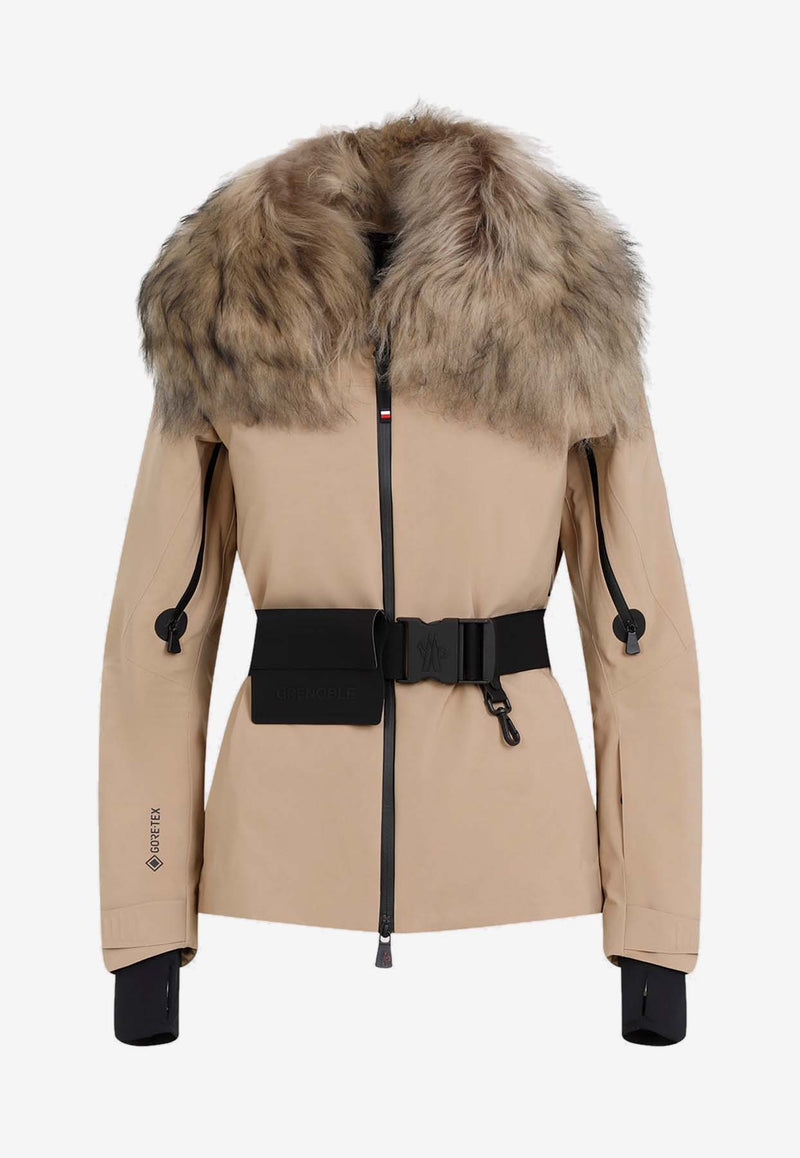 Vizelle Fur Collar Down Jacket