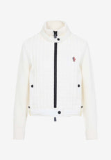 Zip-Up Wool Cardigan