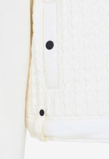 Zip-Up Wool Cardigan