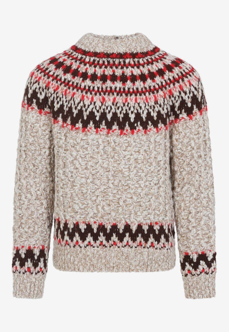 Patterned Wool Sweater