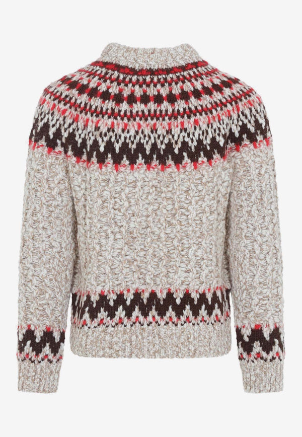 Patterned Wool Sweater