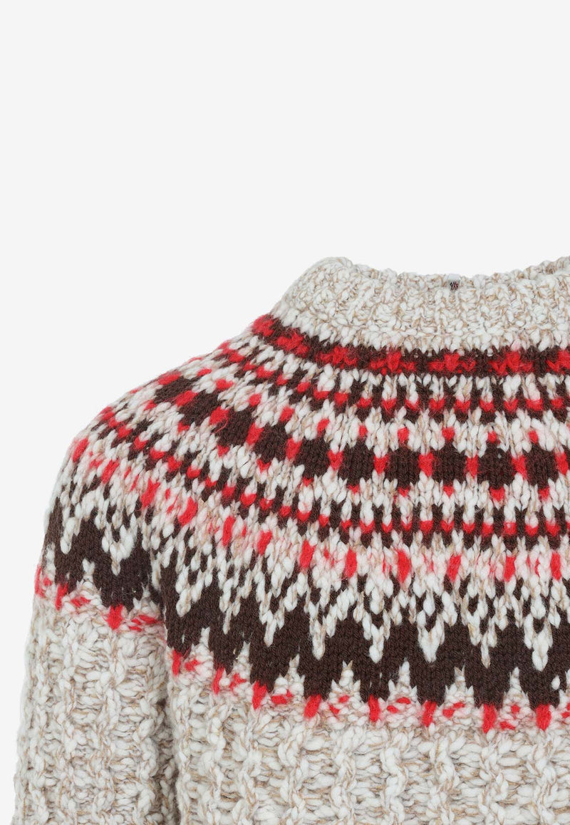 Patterned Wool Sweater
