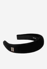 Headband with Logo-Lettering