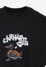 Duck-Print Relaxed T-shirt