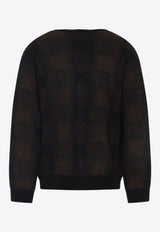 Everson Checked Cardigan