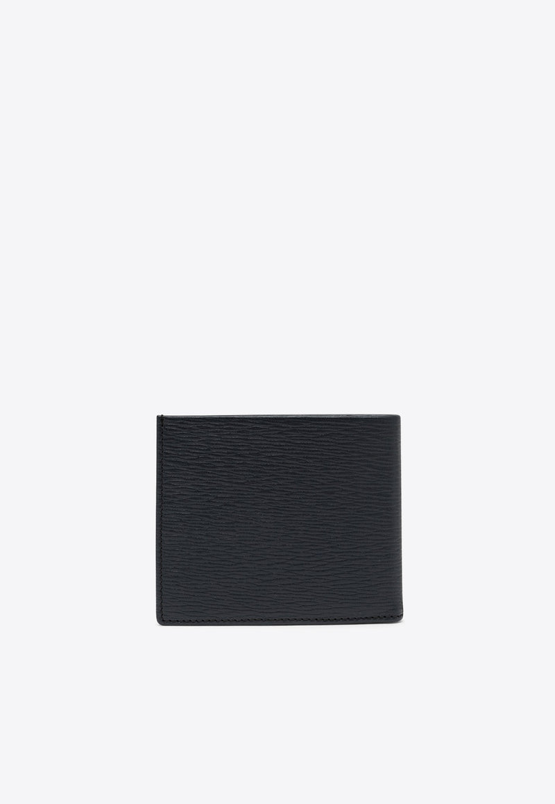 Salvatore Ferragamo Gancini Leather Bi-Fold Wallet 0744850LE/O_FERRA-DO