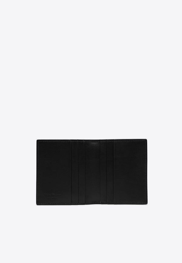 Salvatore Ferragamo Gancini Leather Bi-Fold Cardholder 0744864LE/O_FERRA-DO