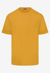 HANRO Basic Crewneck T-shirt Amber 075050-2268ORANGE