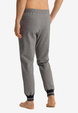 HANRO Elasticated Waistband Track Pants Gray 075939-2892GREY