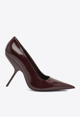 Salvatore Ferragamo Eva 105 Patent Leather Pumps Burgundy 07771821CLE/P_FERRA-CB