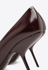 Salvatore Ferragamo Eva 105 Patent Leather Pumps Burgundy 07771821CLE/P_FERRA-CB