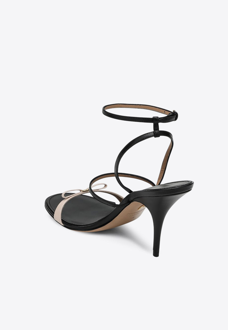 Salvatore Ferragamo Ariel 95 Leather Sandals Black 07828571CLE/Q_FERRA-NB