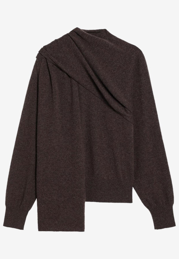 Ferragamo Button-Up Cashmere Cardigan Brown 0785853WS/R_FERRA-SC