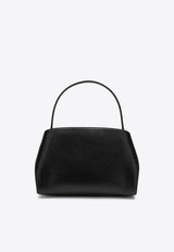 Ferragamo Medium Hug Two-Tone Leather Shoulder Bag Black 0787833LE/R_FERRA-NM