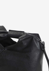 Mm6 Maison Margiela Leather Japanese Crossbody Bag Black