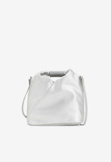 Mm6 Maison Margiela Leather Japanese Crossbody Bag Silver