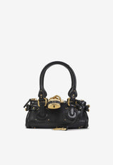 Chloé Paddington Leather Top Handle Bag Black