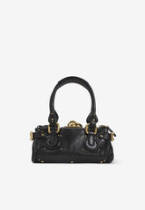 Chloé Paddington Leather Top Handle Bag Black